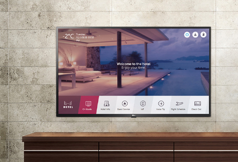 The world is changing. Guests are looking for services that are responsive to their unique requirements. Our newest hotel TV streamlines hotel operations, while permsonalizing the user experience.